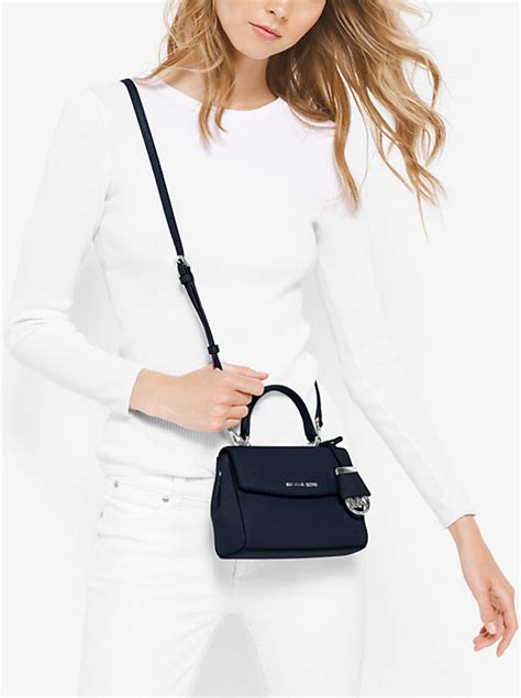 michael kors ava extra small leather crossbody|Michael Michael Kors Ava Extra.